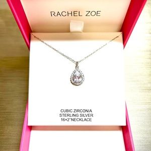 Rachel Zoe BRAND NEW silver toned necklace 😍😍😍 Box included 🎁